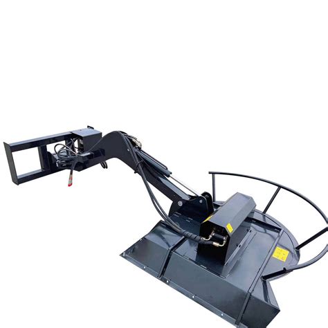 skid steer hrush cutter|skid steer swing arm cutter.